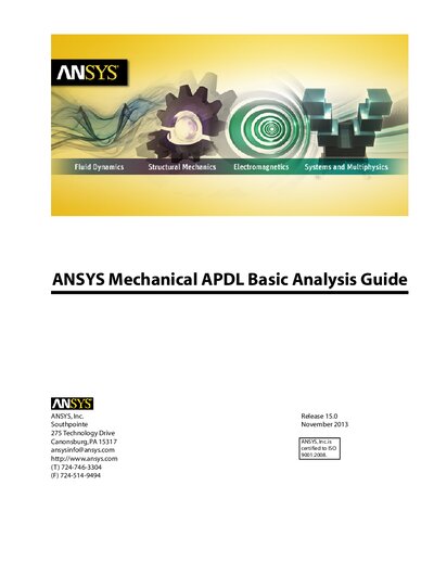 ANSYS Mechanical APDL Basic Analysis Guide.pdf ( PDFDrive )