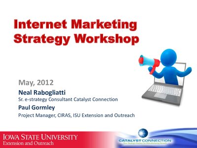 Internet Marketing Strategy Workshop May 2012