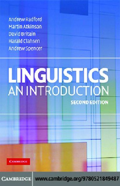 Linguistics  An Introduction (Radford et al)