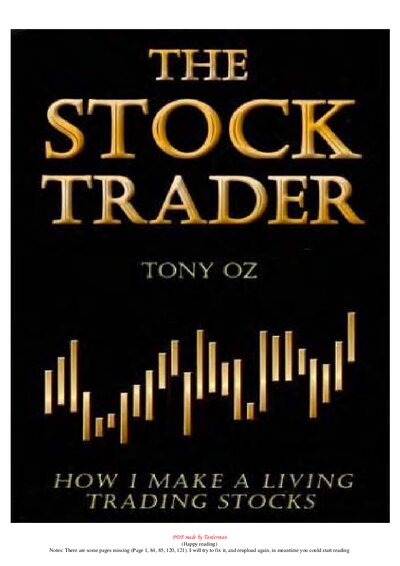 The Stock Trader  How I Make a Living Trading Stocks ( PDFDrive )