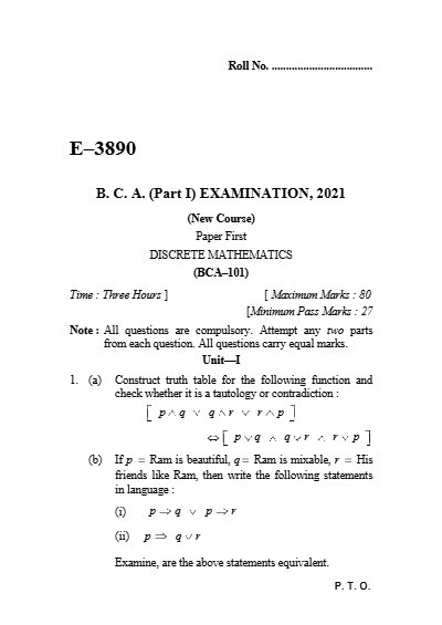 Discrete mathematics 2021