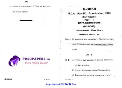 BCA III data stracture 2023