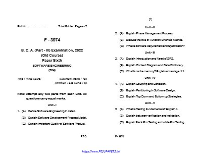 BCA III software engineering jun 2022